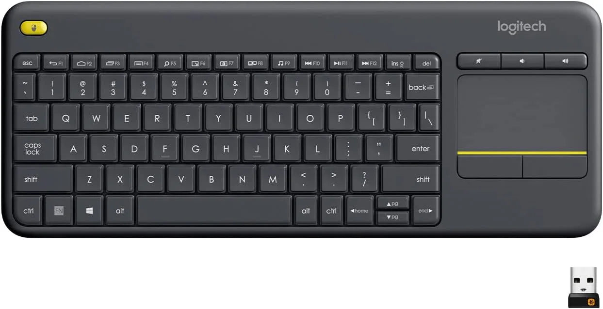 Logitech K400 Plus Wireless Touch TV Keyboard with Built‑in Touchpad - Gomix Brands Outlet